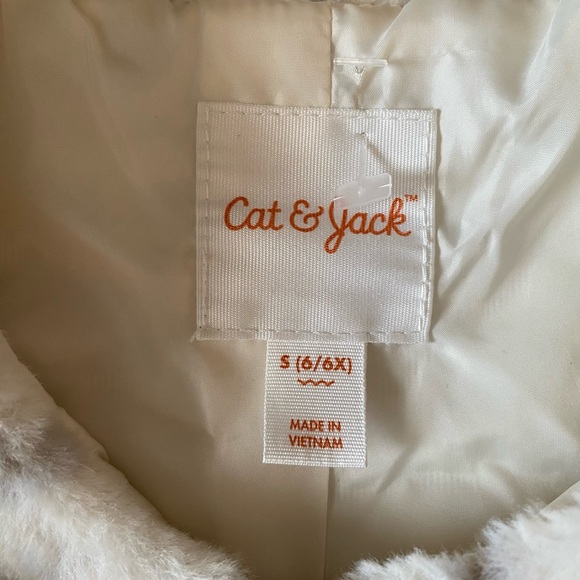Cat & Jack Fleece Super Soft Jacket Leopard S( 6/6X) - Picture 7 of 11
